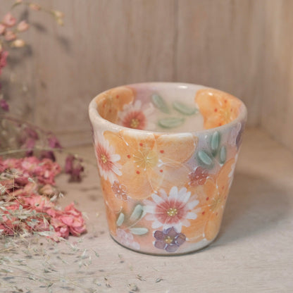 Seto Ware YUZURIHA Flower Coko Cup