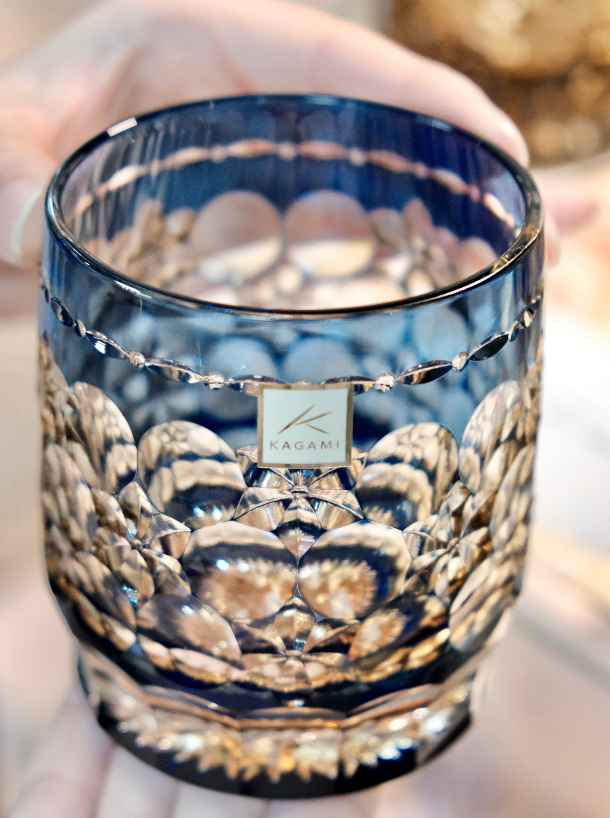 KAGAMI CRYSTAL] Whiskey Glass By KASANEIROME TAMAMAI (JUGGLING