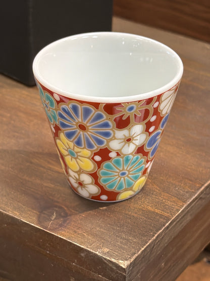 Seikou Kiln Kutani ware Sake Cup/Tea Cup