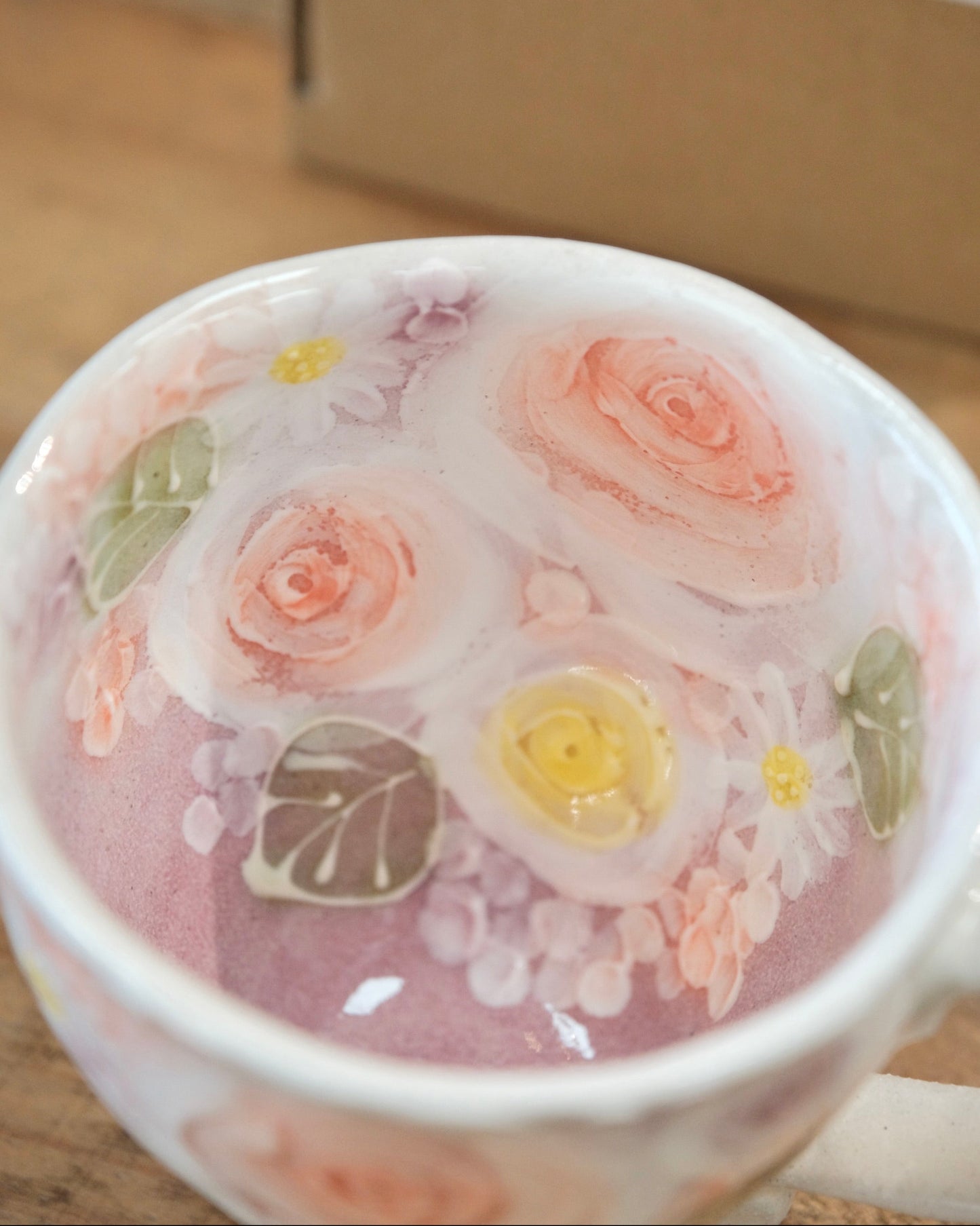 Seto Ware YUZURIHA Flower Mug