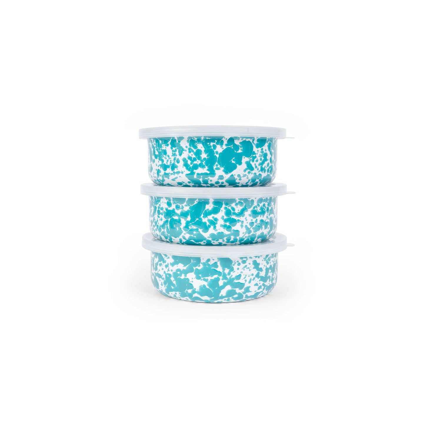 Crow Canyon Splatter Enamelware 1-pc Storage Bowl