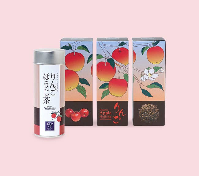 Jugetsudo USA - Organic Ringo Hojicha With Apple Loose Leaf 40 g