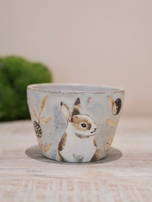 【2026 Exhibition】Acne pottery Studio handmade choko cup (Rabbit)