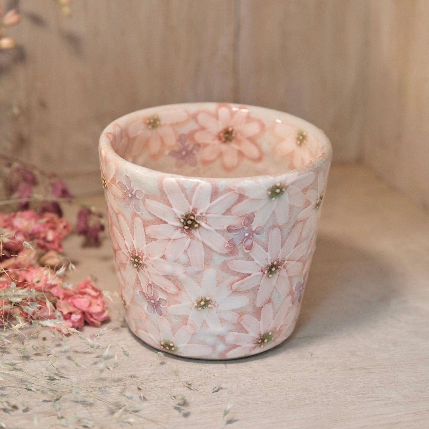 Seto Ware YUZURIHA Flower Coko Cup