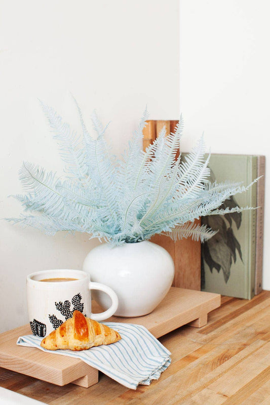 Preserved Baby Blue Star Fern (1 stem)