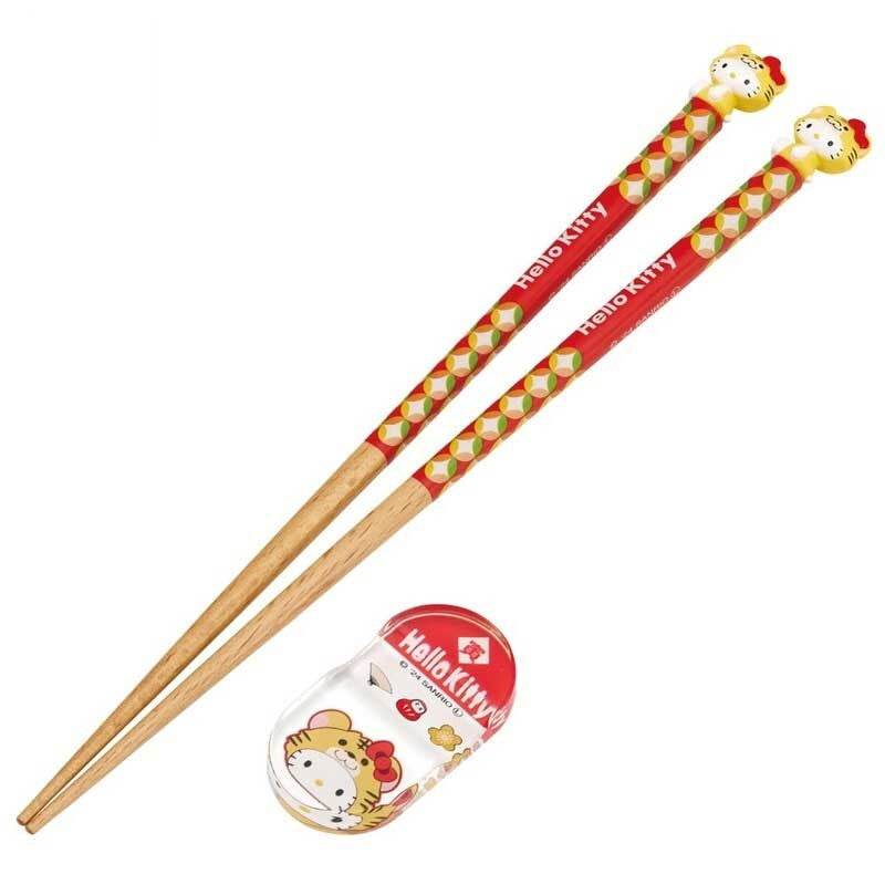 Sanrio Zodiac Chopstick with Chopstick rest Set