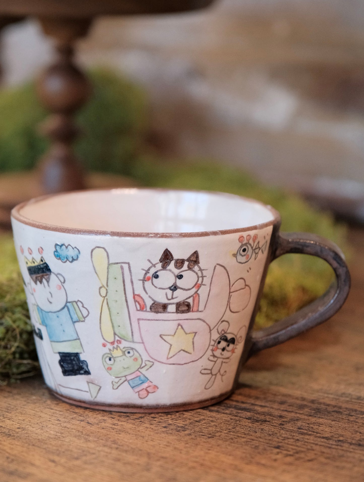 野村典子-Noriko Nomura Handmade Storybook Collection Soup Mug (#3）