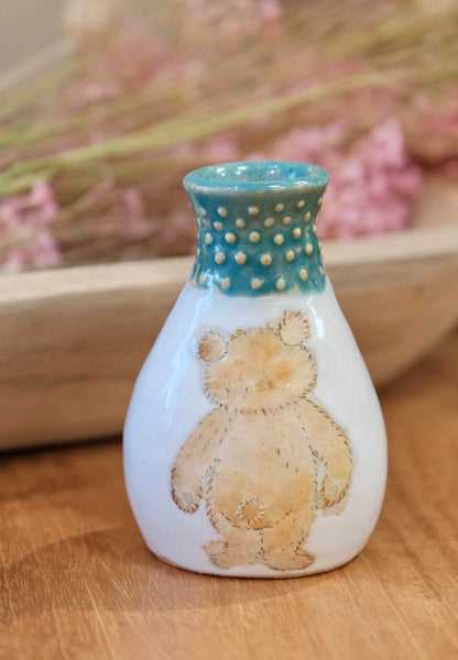KONGARISHA-コンガリ舎 Handmade Bear Mini Flower vase