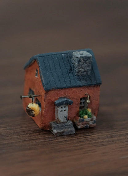 Cassetta3 Clay Artist Handmade Mini house #21