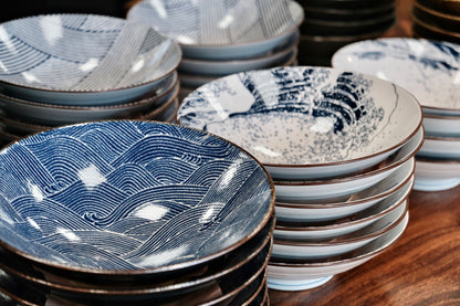 Japan Made Minoware Large Ramen Bowl -Aomi