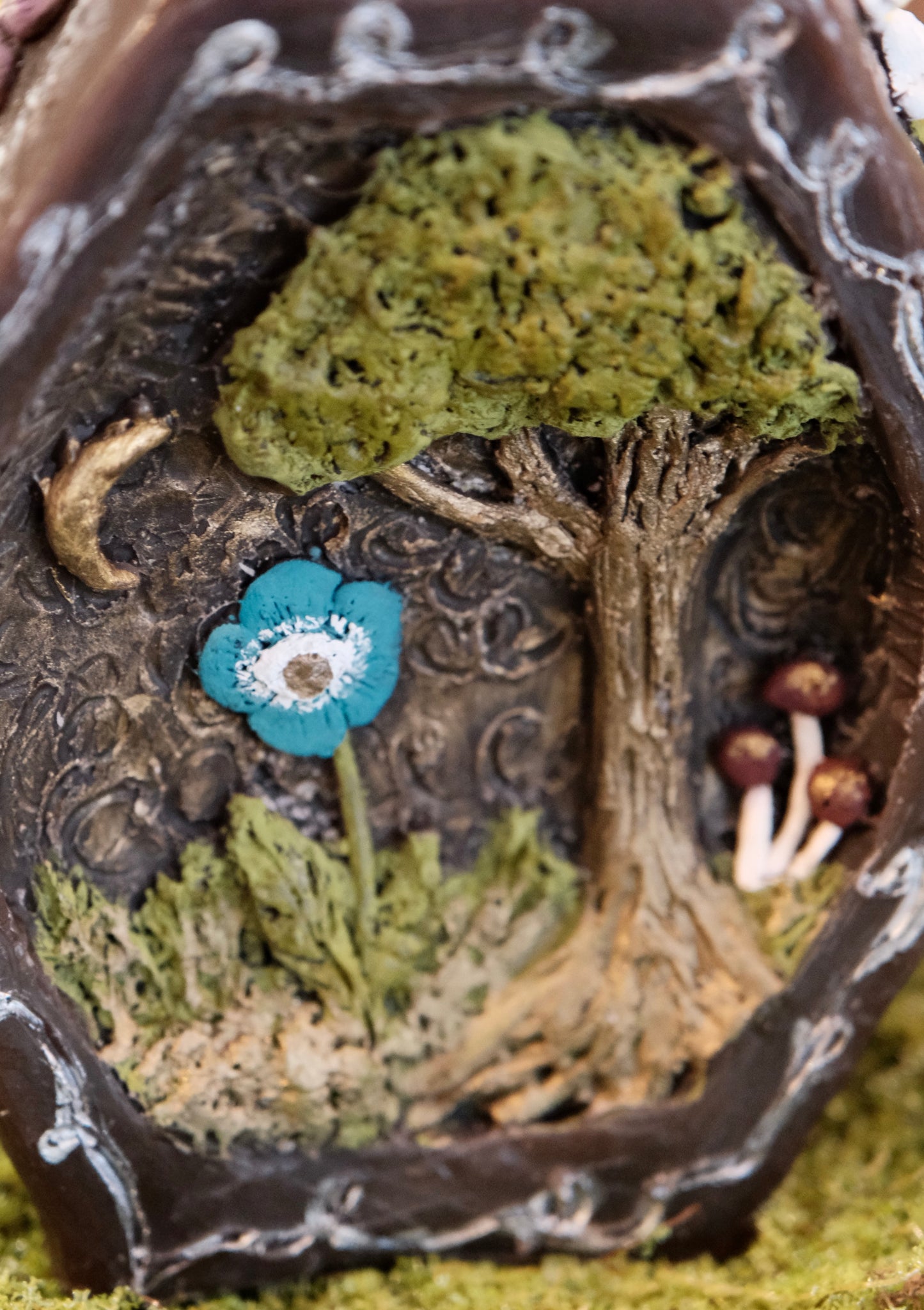 BLUE CANDLE - Tomiyo Otsuka The magical forest 12.5cm