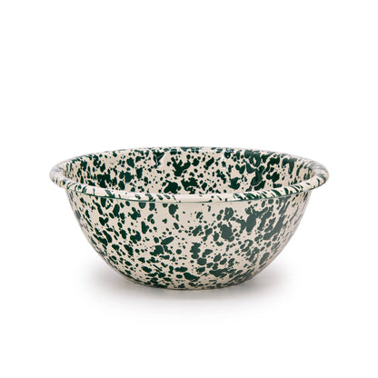 Crow Canyon Splatter Enamelware Small Serving Bowl