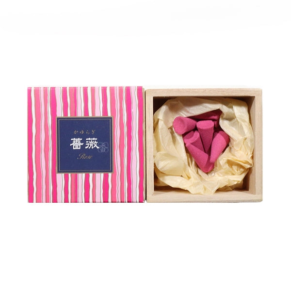 Nippon Kodo Kayuragi Rose Incense Cones - 12 Pieces
