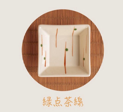 Japan handmade Made Mino dish plate