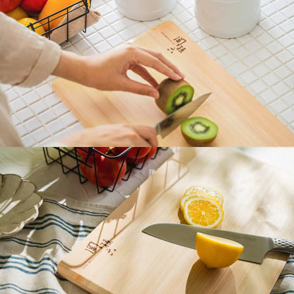KAI SEKI MAGOROKU HINOKI STANDING CUTTING BOARD