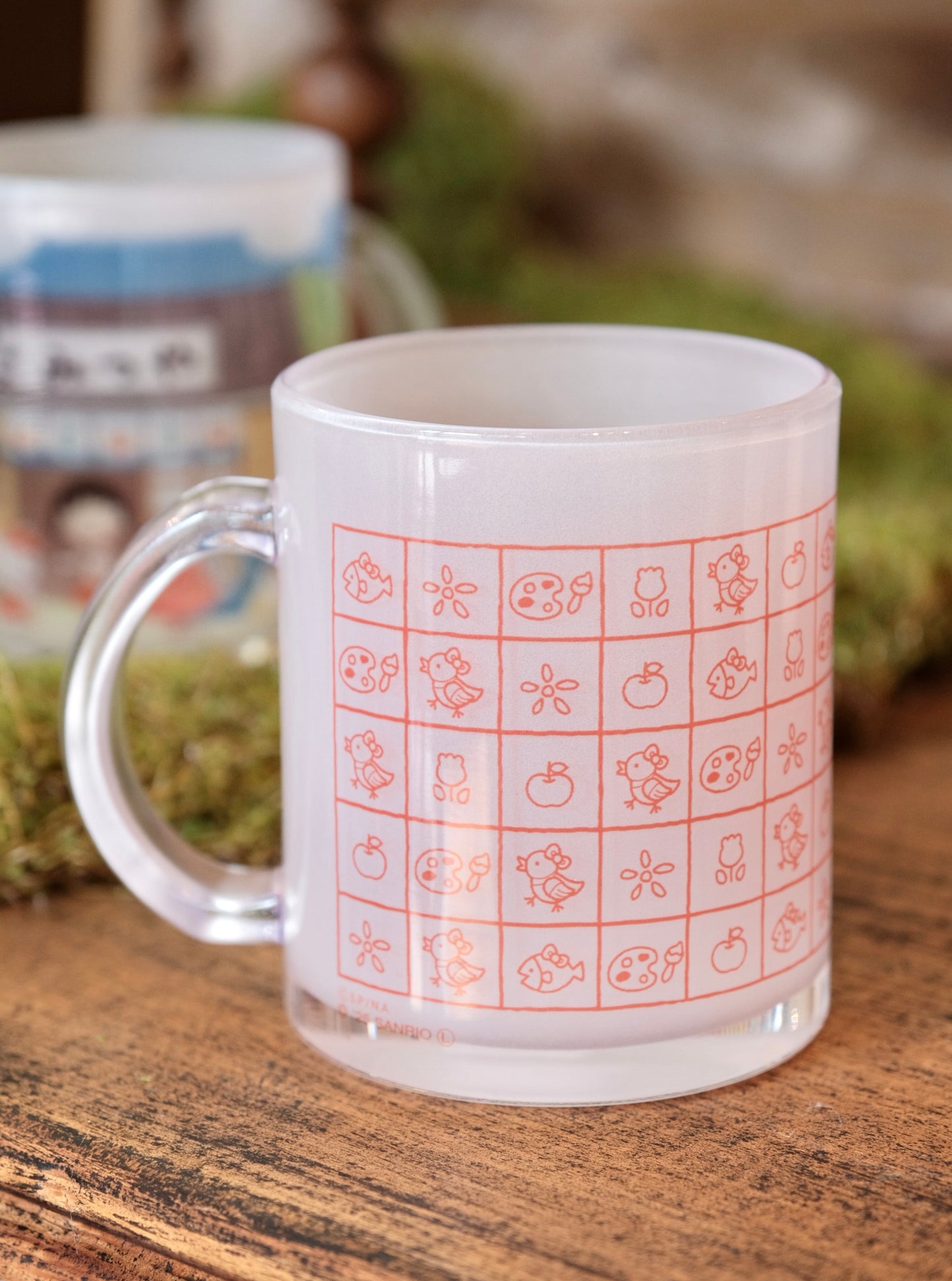 Chibi Maruko-chan × Sanrio Characters Special Edition Glass Mug