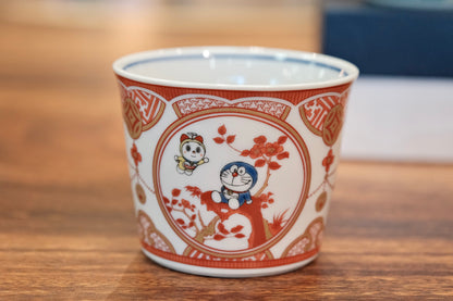 Japan Kutani Yaki Kaneshotouki Doraemon Soba Choko Cup