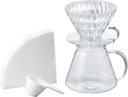 HARIO USA - "Simply Hario" V60 Glass Brewing Kit 600mL