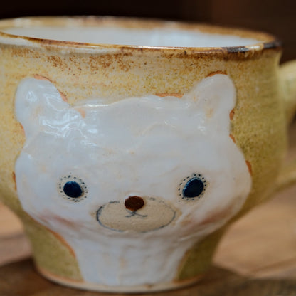 KONGARISHA-コンガリ舎 Handmade Bear Round Mug