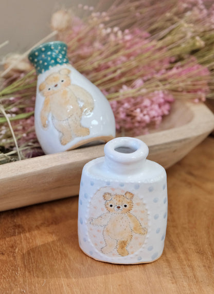 KONGARISHA-コンガリ舎 Handmade Bear Mini Flower vase