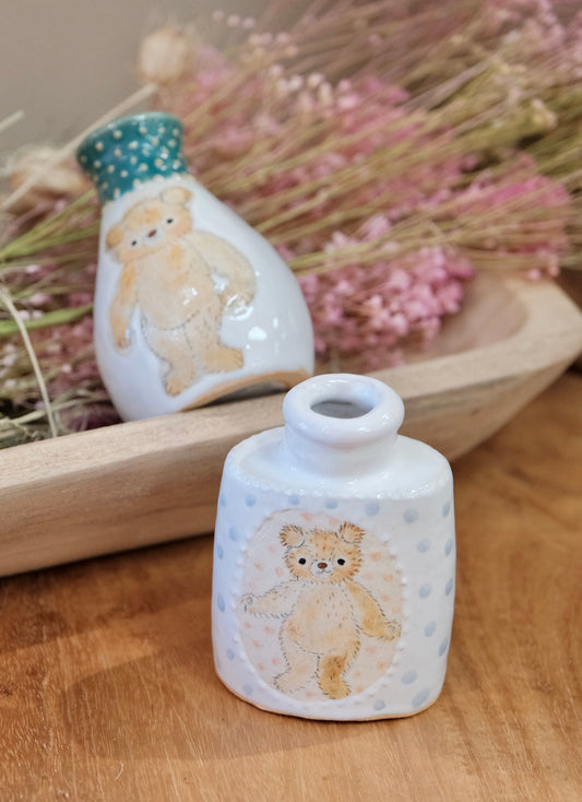KONGARISHA-コンガリ舎 Handmade Bear Mini Flower vase
