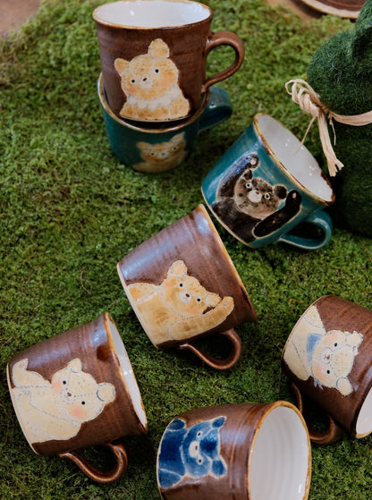 KONGARISHA-コンガリ舎 Handmade Bear Mug