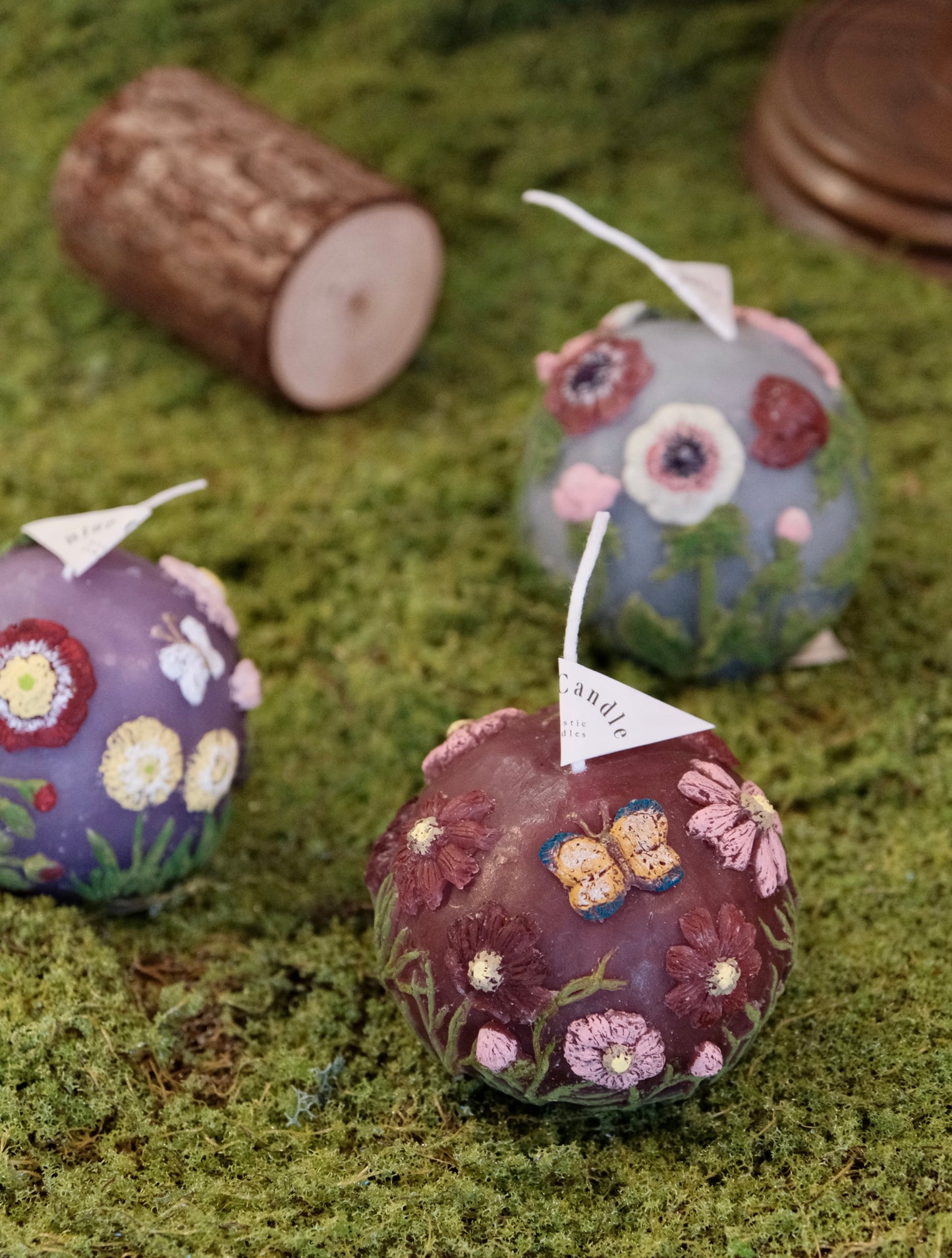 BLUE CANDLE - Tomiyo Otsuka Wildflower Forest 7.5cm