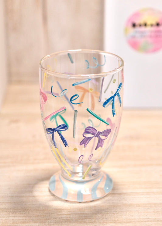 KOBAKO Hand-Painted Glass Artist Stem Glass #1