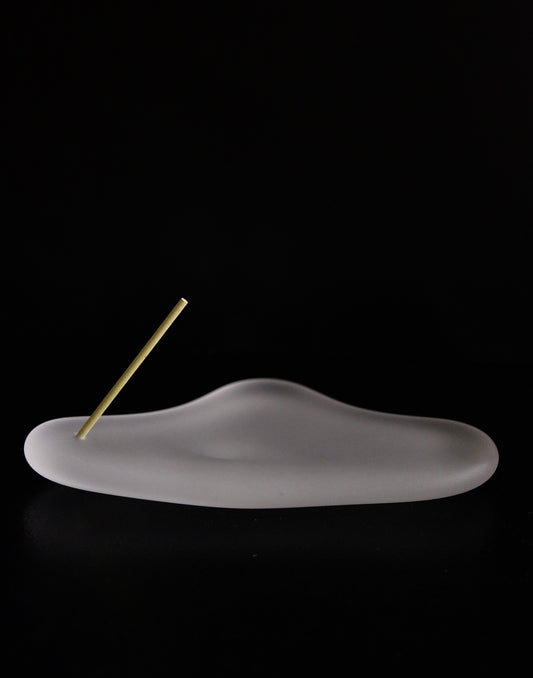 吉田晶乃 Akino Yoshida Handmade Glass Incense Holder (#2)