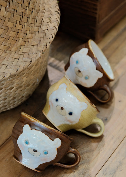 KONGARISHA-コンガリ舎 Handmade Bear Round Mug