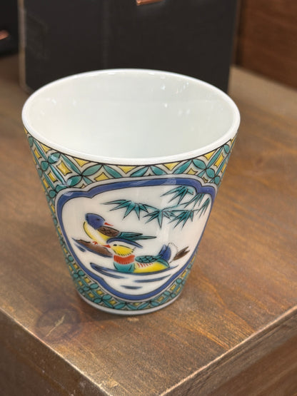 Seikou Kiln Kutani ware Sake Cup/Tea Cup