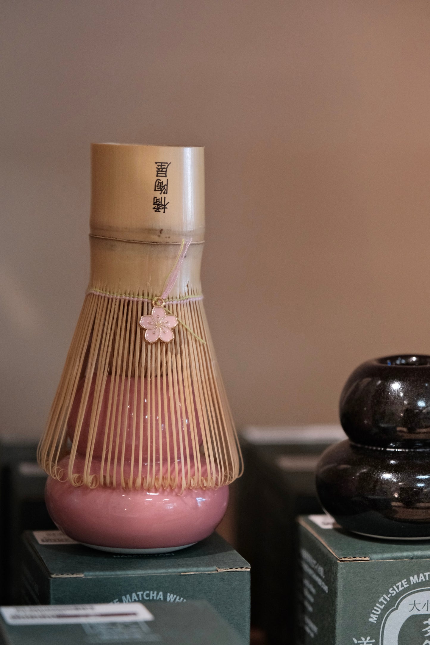 Japan made Hasami Ware Matcha whisk stand