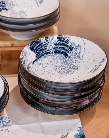 Japan Minoyaki The Great Wave off Kanagawa Collection 北斎富士
