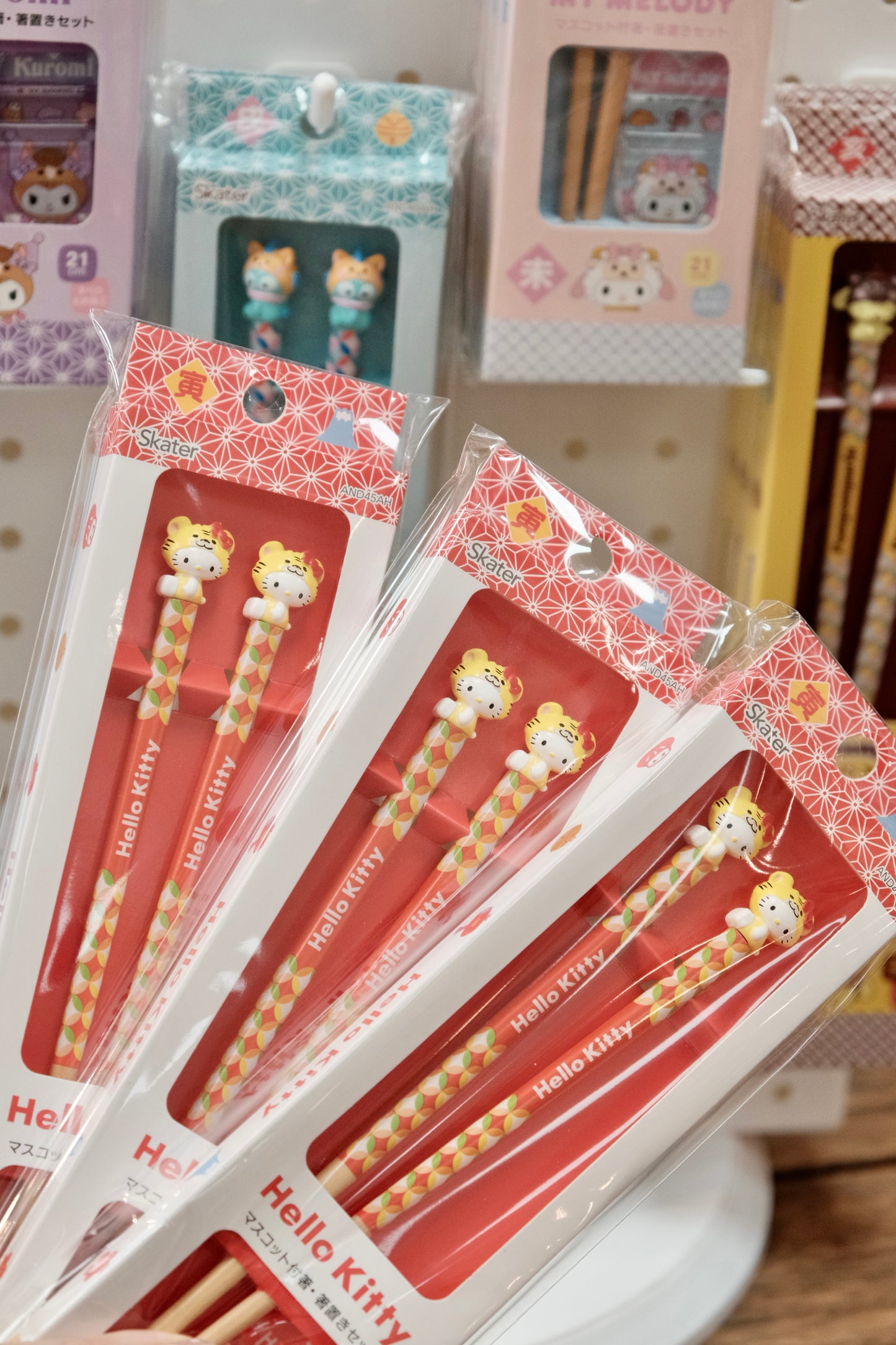 Sanrio Zodiac Chopstick with Chopstick rest Set
