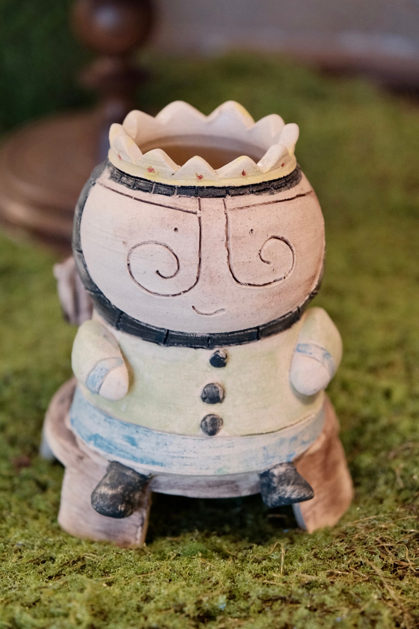野村典子-Noriko Nomura Storybook Collection Figure Vase(L) King