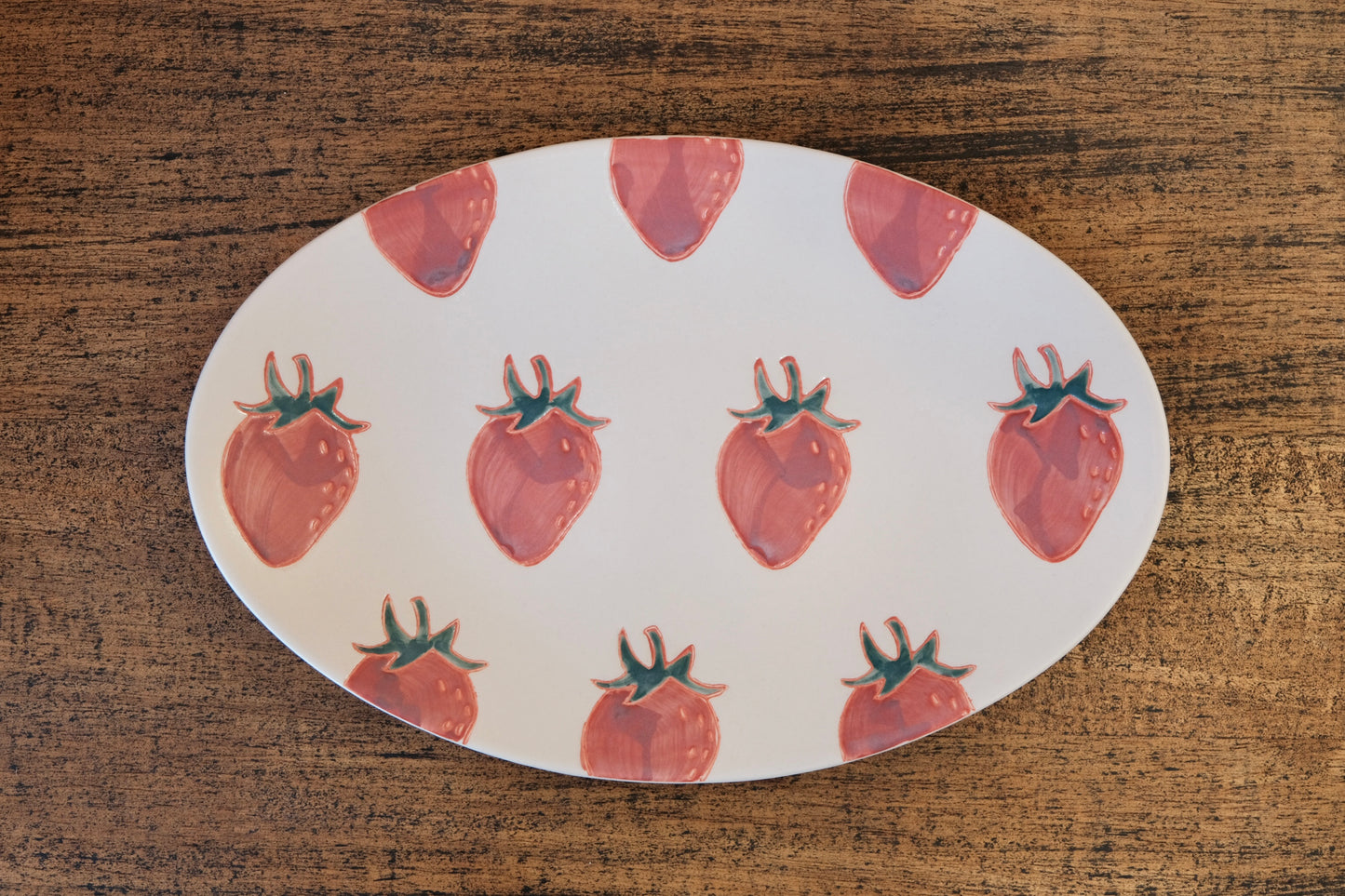 Kikuso Kiln Japan Hasami Hasami ware handmade oval plate