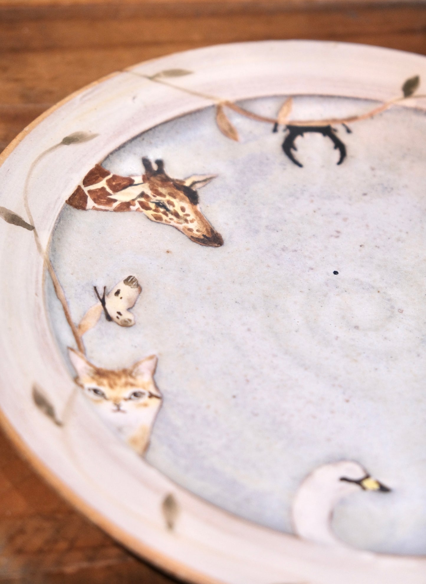 Artisans-森安幸代 Acne Pottery Studio Handmade 25cm/9.8inch Large plate