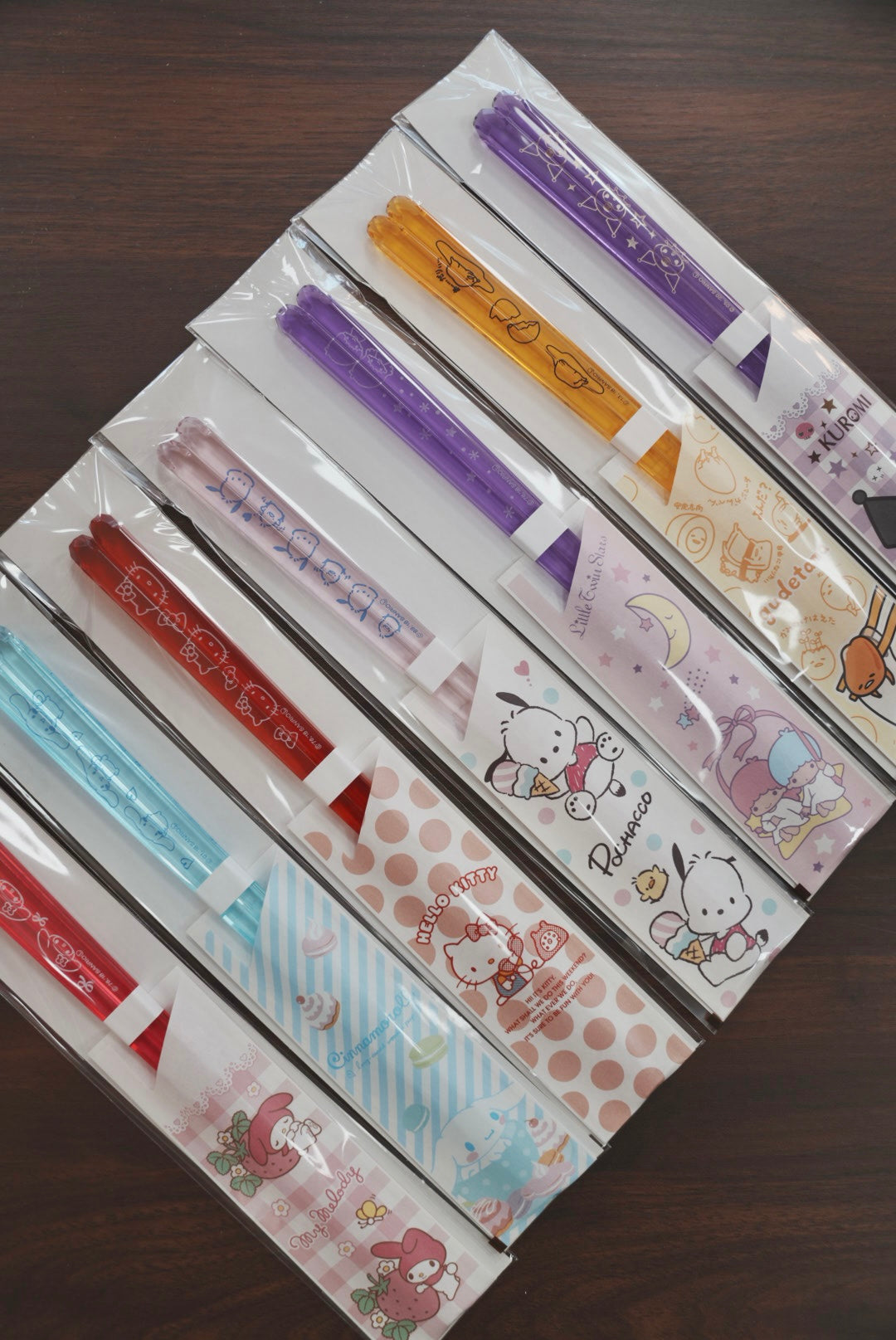 Japan Made Sanrio Characters Clear Chopsticks