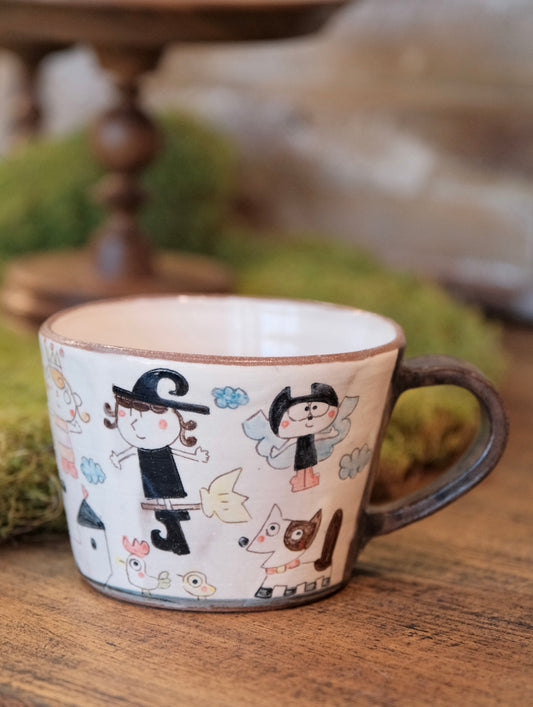 野村典子-Noriko Nomura Handmade Storybook Collection Soup Mug (#4）