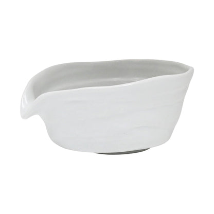 Katakuchi Matcha Bowl With Spout Shiro Matto 12oz Japan