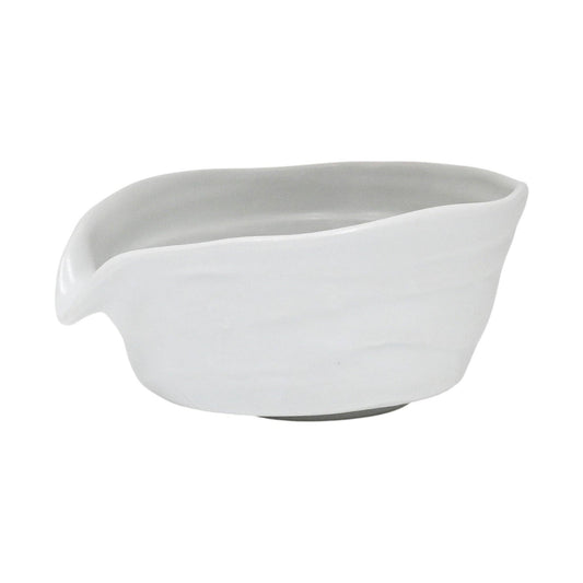 Katakuchi Matcha Bowl With Spout Shiro Matto 12oz Japan