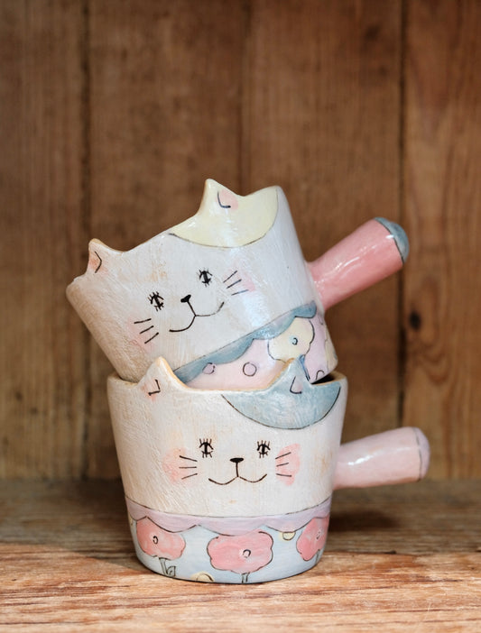 THE COZY NOOK Handmade Ceramic Cat cup