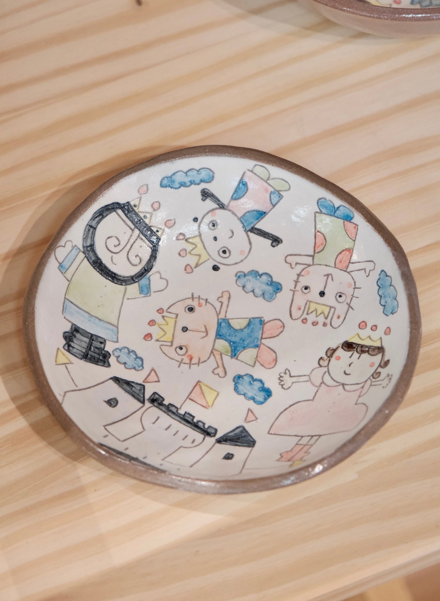 野村典子-Noriko Nomura Storybook Collection Round Desserts dish plate