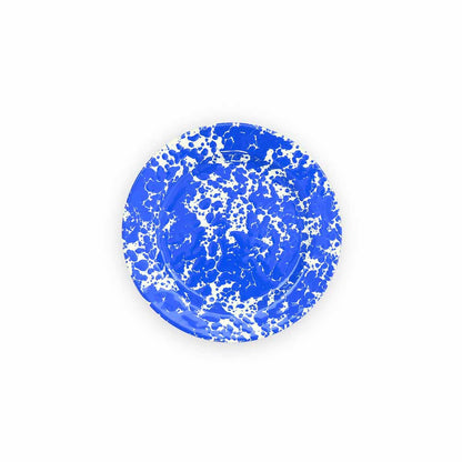 Crow Canyon Splatter Enamelware Flat Salad Plate