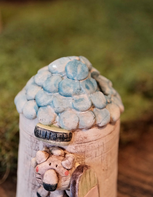 野村典子-Noriko Nomura Handmade Storybook Collection Flower vase (#8）