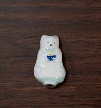 Misa Omote-表 美沙 Kutani Artist Handmade chopstick rest