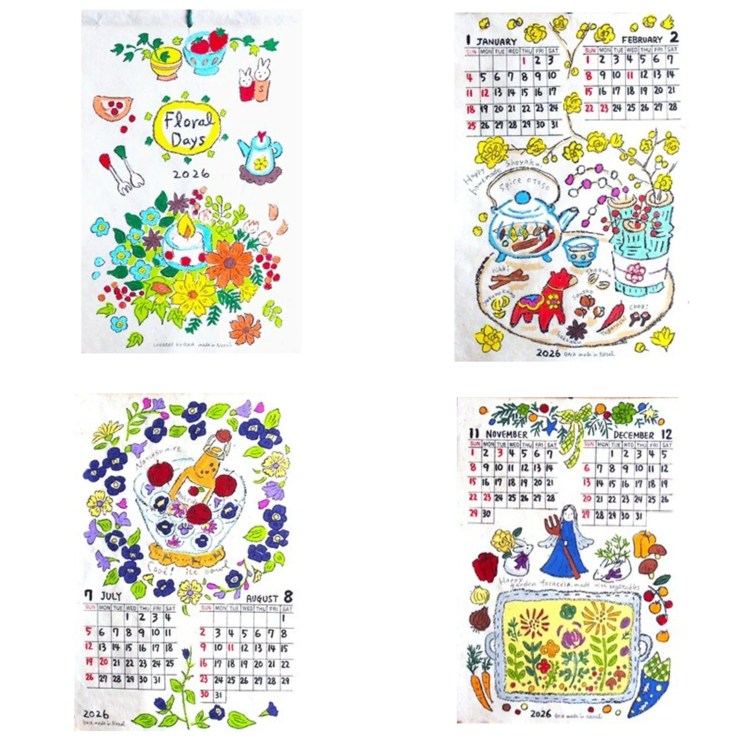 Nepali Calendar 2026-In Stock