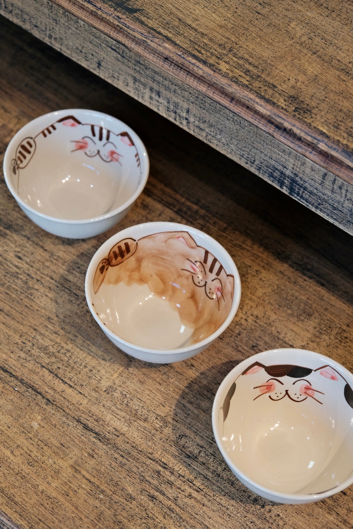 Hasami ware Handcraft Cat Rice Bowl