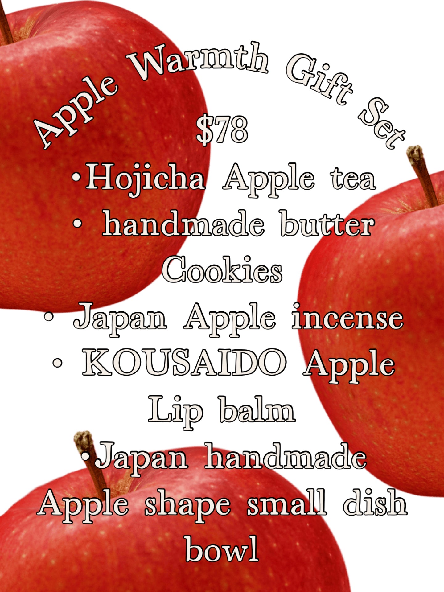 | Orange Market Tableware |  Holiday Gift Tin （Apple Warmth Gift Set）