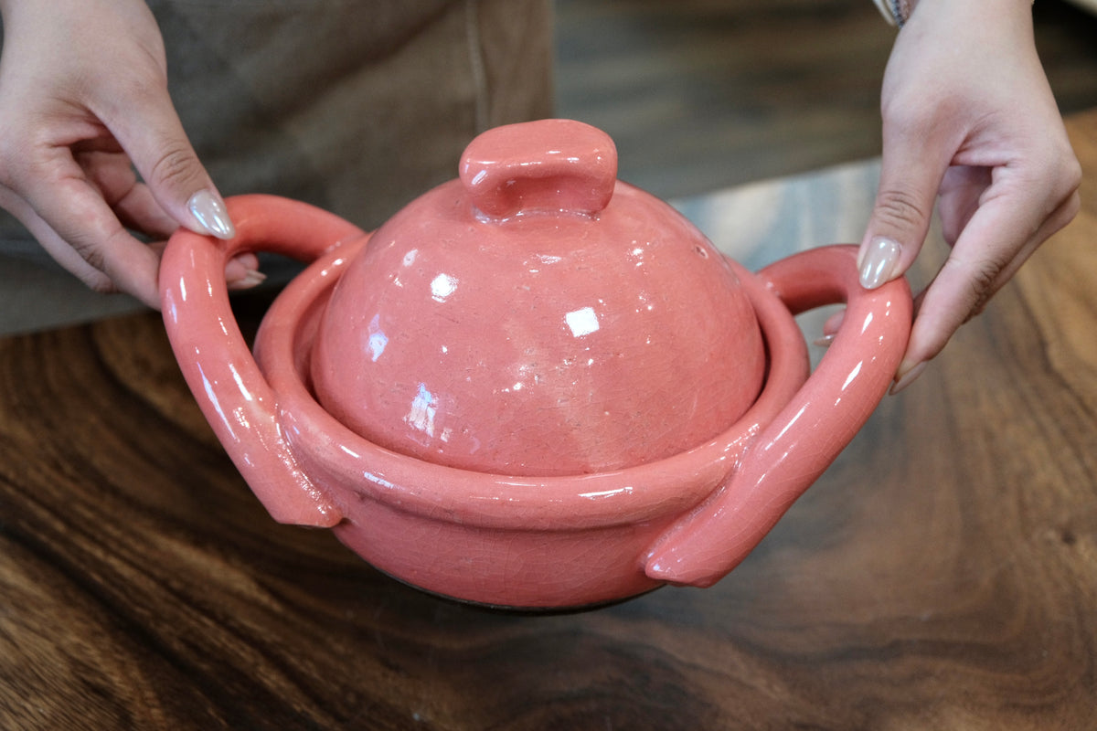 Marushige Touki Nukuta Nabe - Pink, Size 6